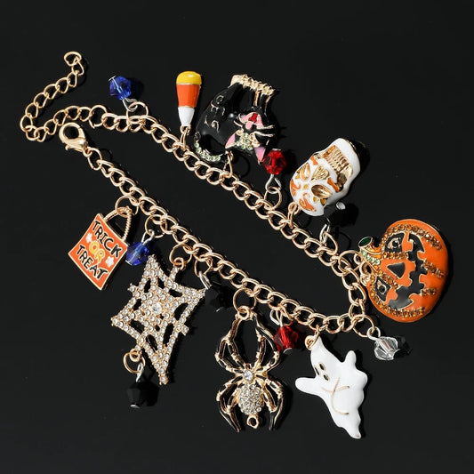 Halloween Bracelet ideas with Spooky Charms | Heart Crafted Gifts