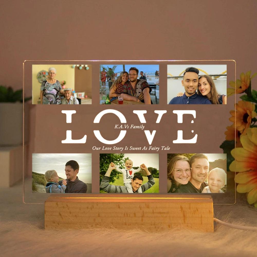 Custom Photo Lamps - Heart Crafted Gifts