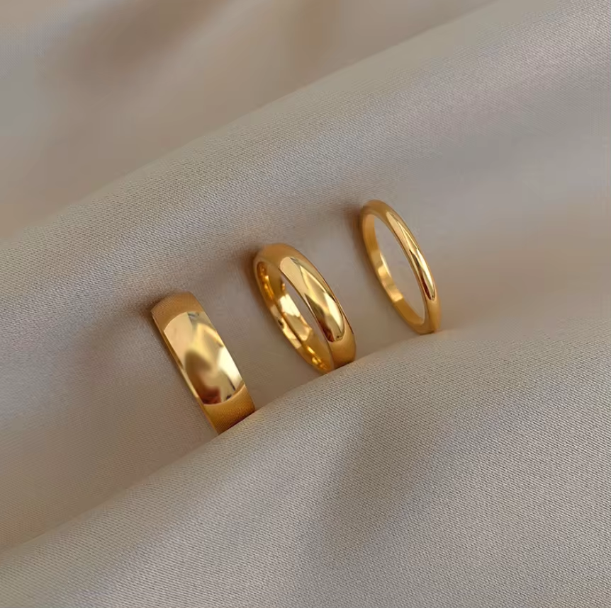 Gold Knuckle Ring with 18k Gold Plating | Heart Crafted Gifts