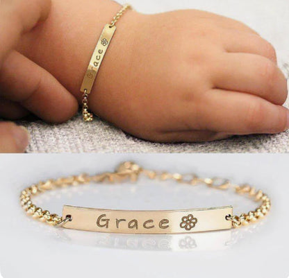 Custom Baby Bracelet | Heart Crafted Gifts