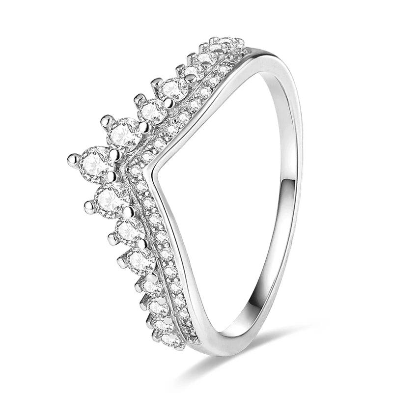 925 Sterling Silver Sparkling Finger Rings for Women - Heart Crafted Gifts
