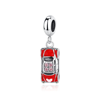 Red Love Car Charm for Pandora Bracelets at Heart Crafted Gifts