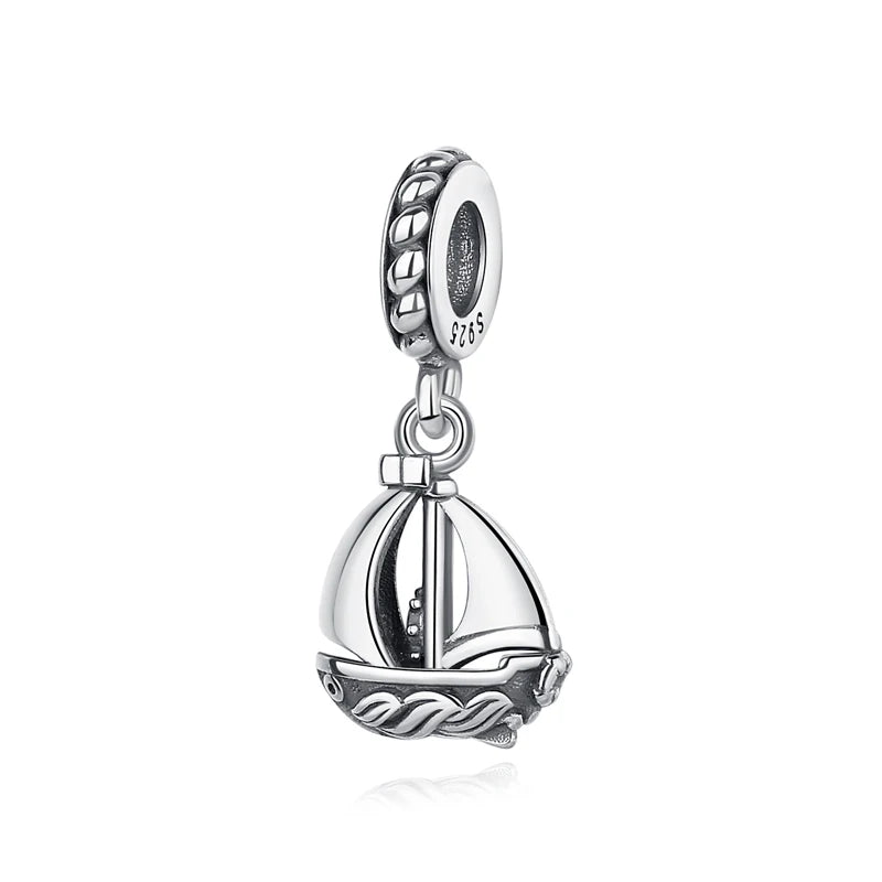 Sailboat Charm for Pandora Bracelets at Heart Crafted Gifts