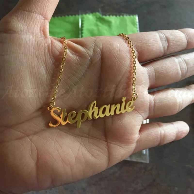 Custom Link Chain Necklace With Your Name