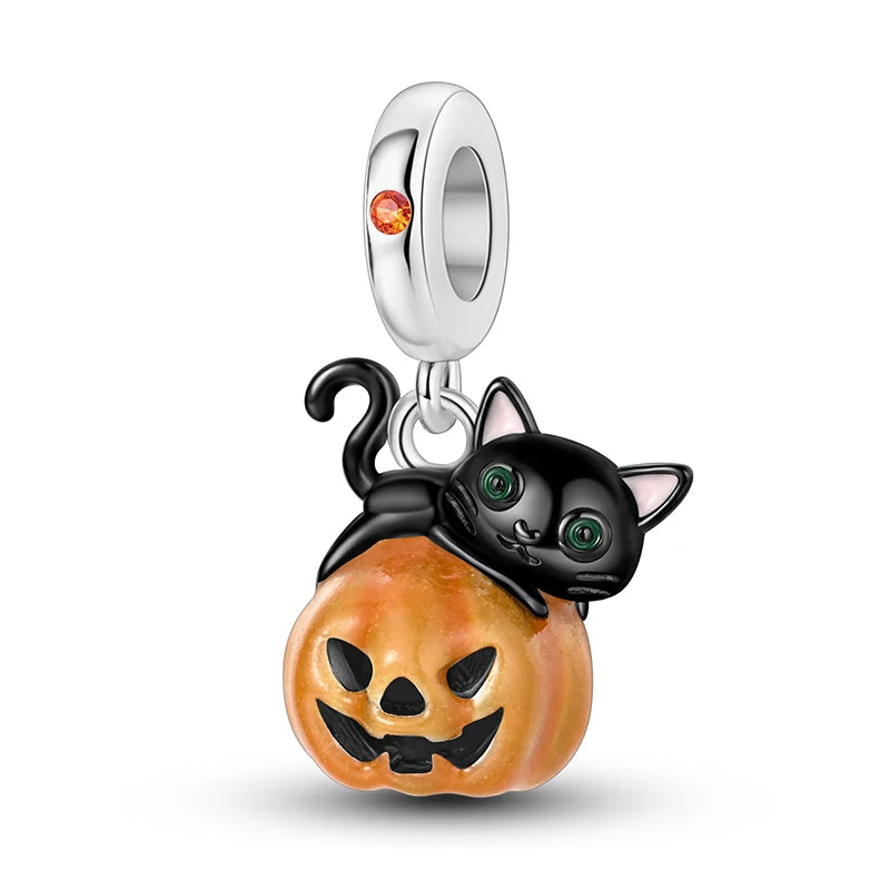 Glow in Dark Pumpkin Halloween Charms | Heart Crafted Gifts