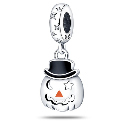 Sterling Silver Halloween Charms Pumpkin | Heart Crafted Gifts