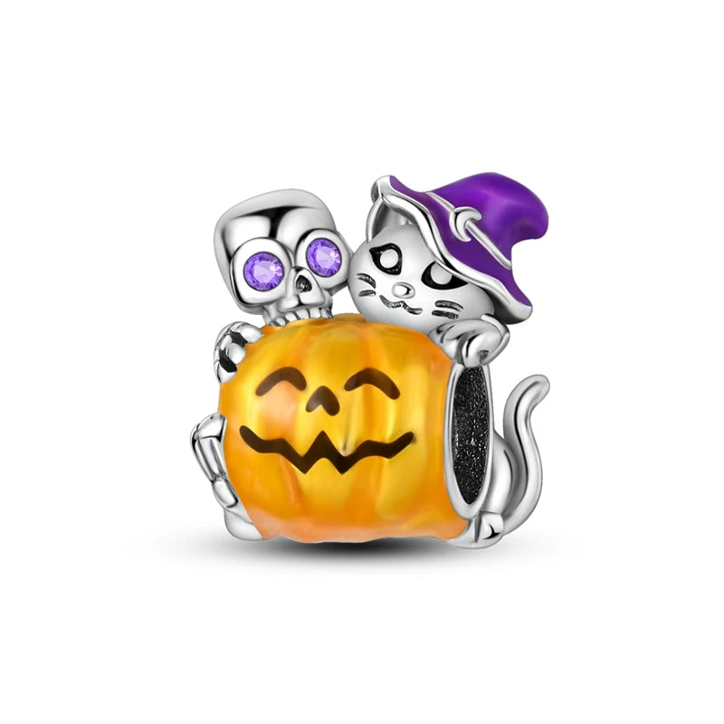 Glow in Dark Pumpkin Halloween Charms | Heart Crafted Gifts