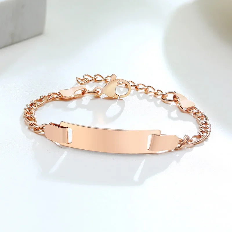 Rose Gold Baby Bracelet | Heart Crafted Gifts