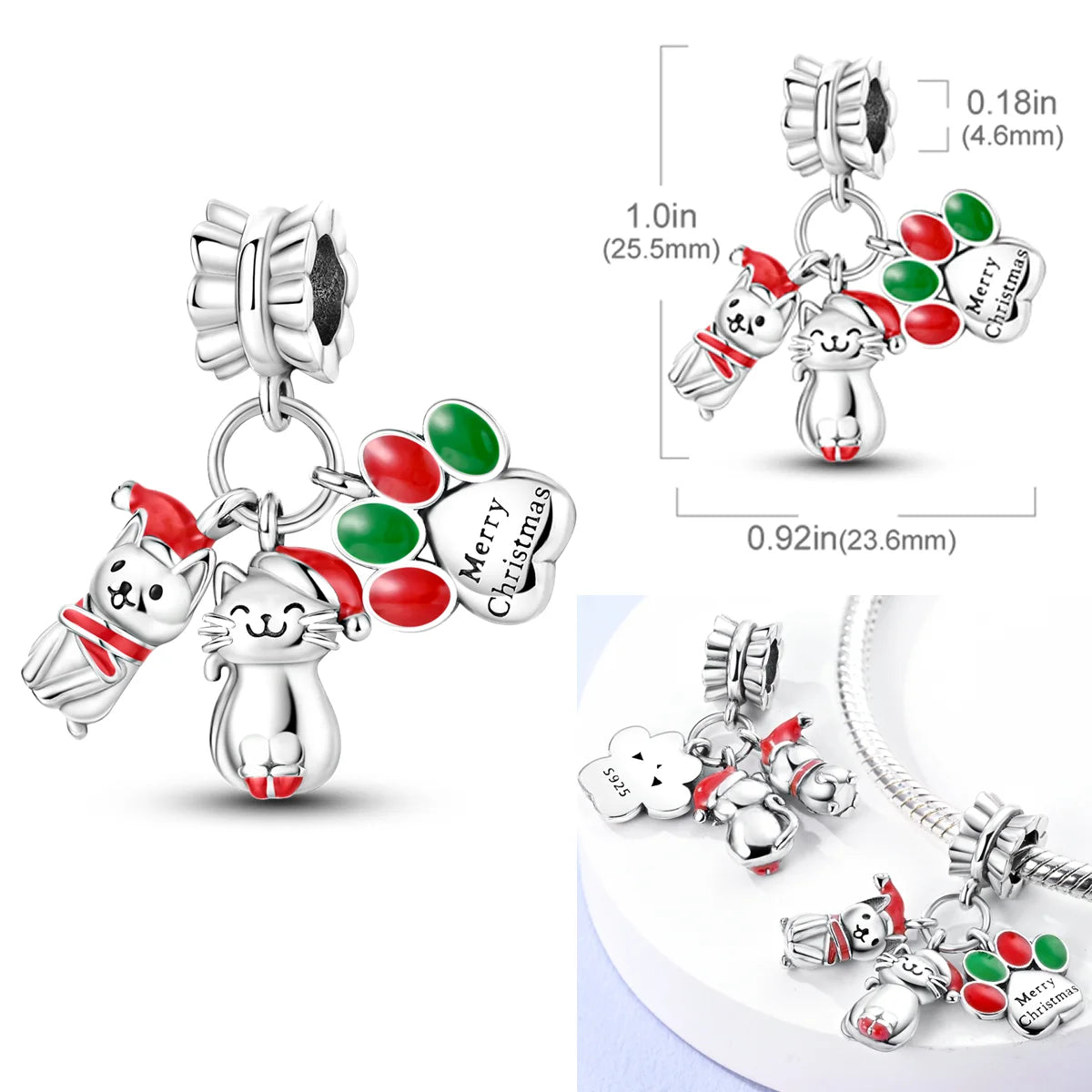 Pandora Christmas Charms & Pendants in Sterling Silver