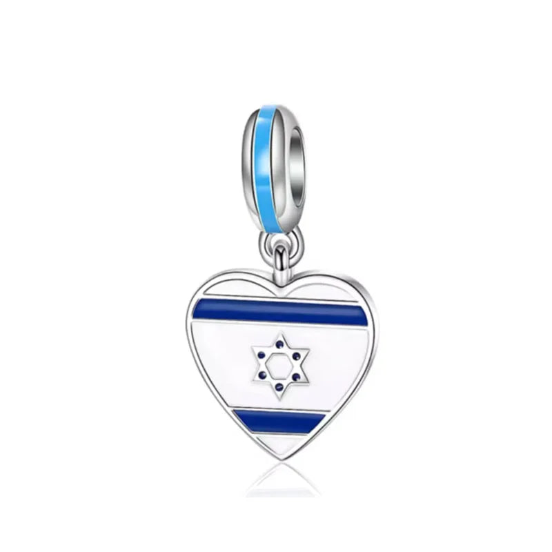 Israel Flag Charm Pandora 