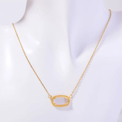 Elegant Gold Tone Birthstone Necklaces