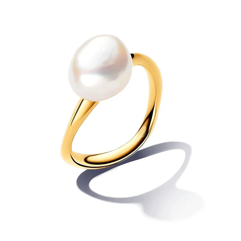 Pandora Pearl on organically shaped ring at Heart Crafted Gifts