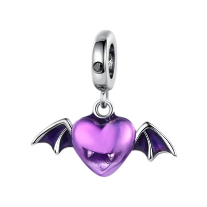 Pink Bat Halloween Charms | Heart Crafted Gifts