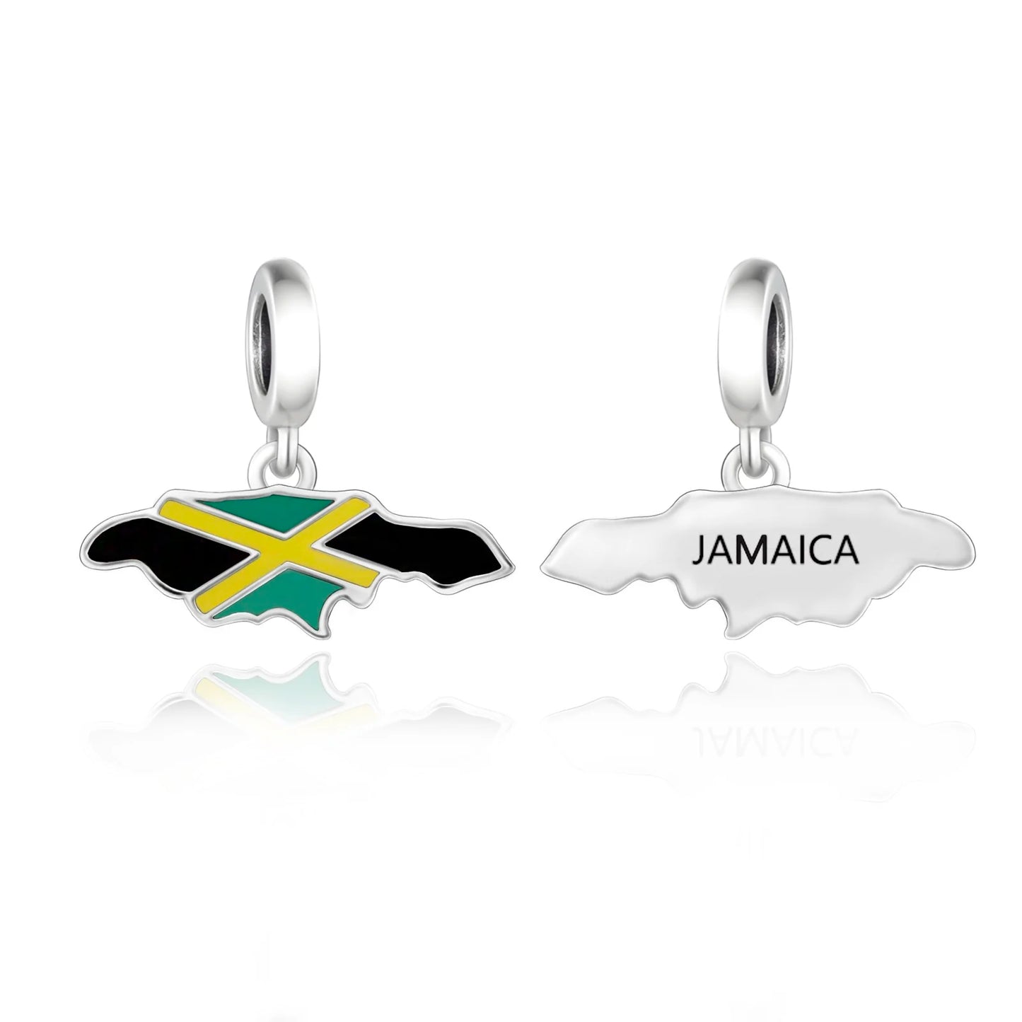 Jamaica 925 Sterling Silver Country Charm Bracelet Pandora