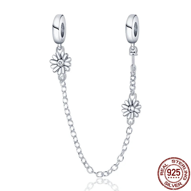 Daisey Safety Chain Charms for Pandora Bracelet
