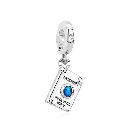 Passport Travel Charm for Pandora Bracelets at Heart Crafted Gifts