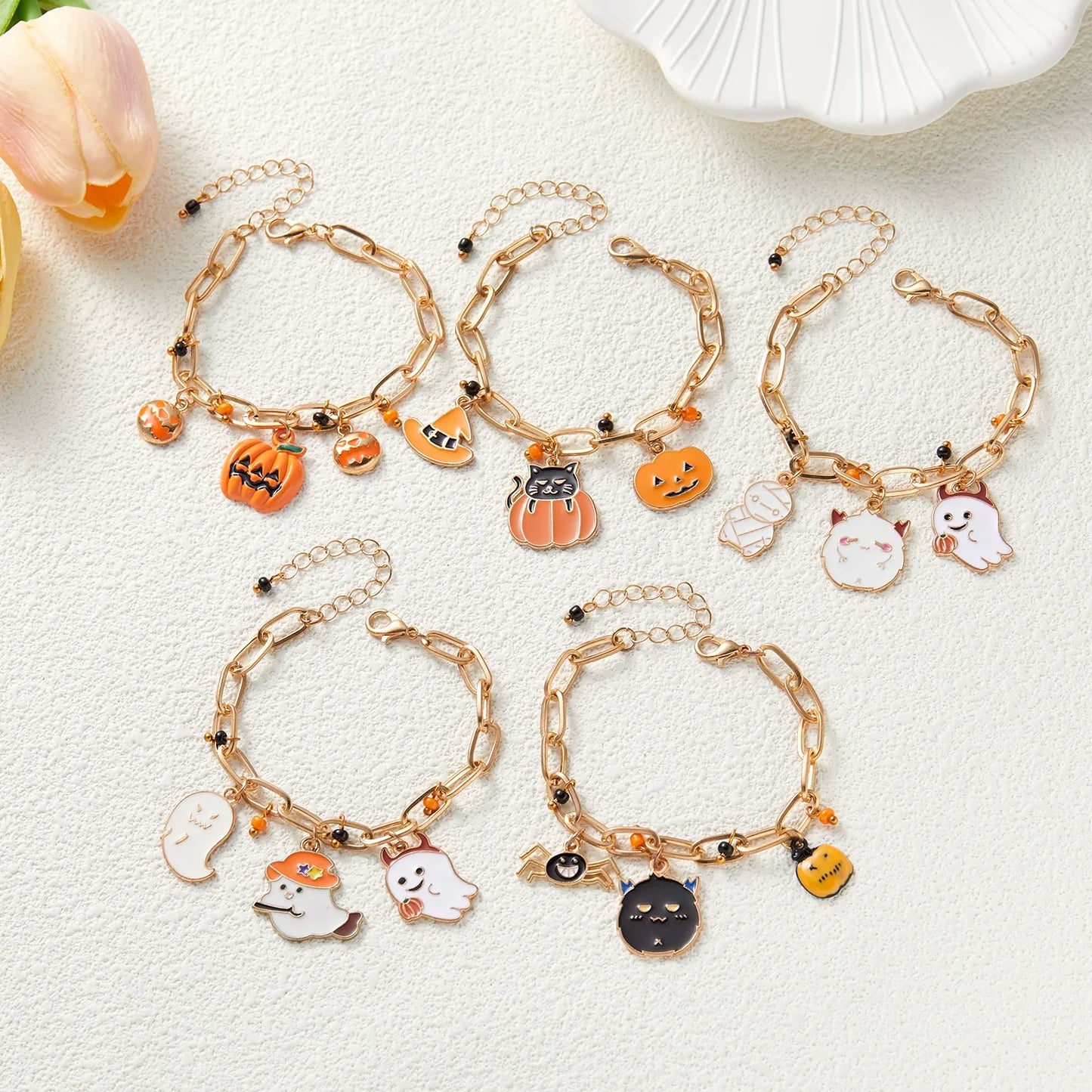 Readymade Halloween Charms Bracelets | Heart Crafted Gifts