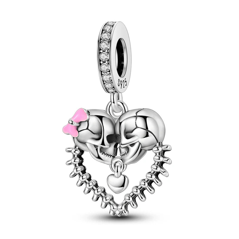 Skull Love Halloween Charms | Heart Crafted Gifts