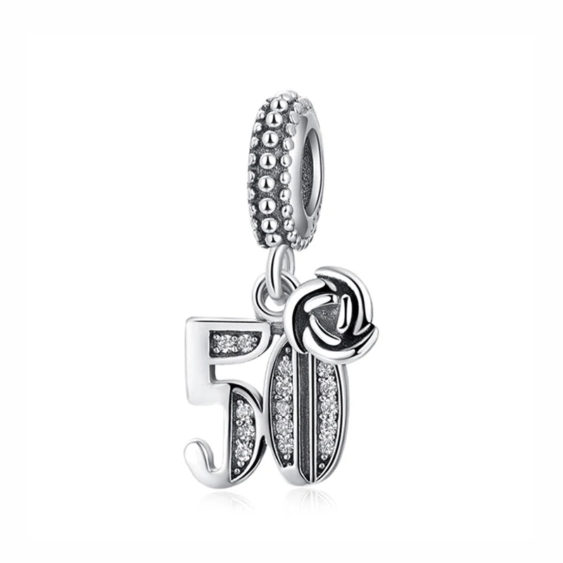 50th Birthday Charm Pandora | Heart Crafted Gifts