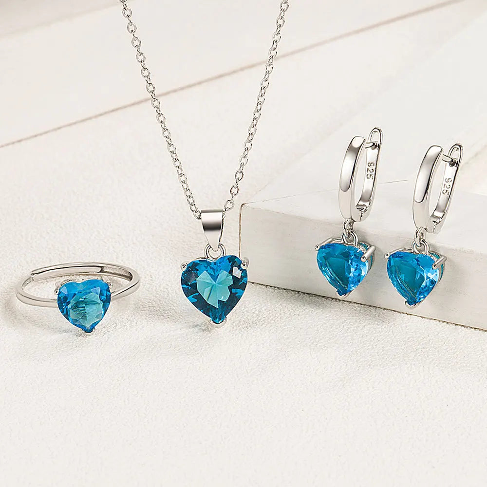 Heart Jewelry Set