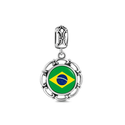 Brazil Medallion Charm