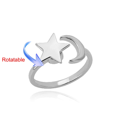 Rotating Star Ring in Golden at Heart Crafted Gifts
