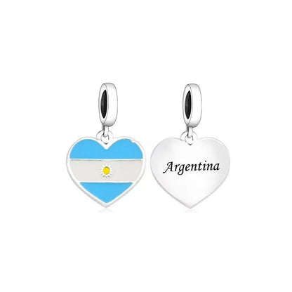 Pandora Travel Charm -Argentina Charm at Heart Crafted Gift