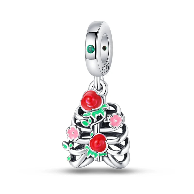 Colorful Skeleton Halloween Charms Pandora