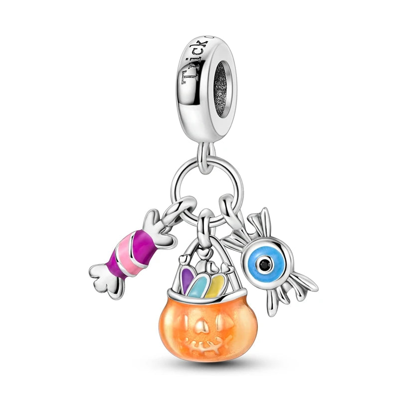 Glow in Dark Pumpkin Halloween Charms | Heart Crafted Gifts