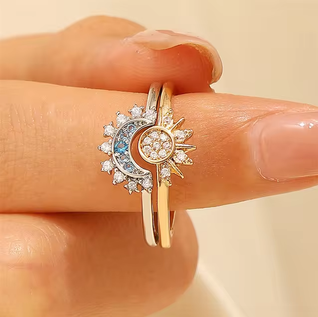 Pandora Moon and Sun Ring | Heart Crafted Gifts