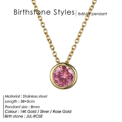 Birthstone Necklace: Designer Luxury Jewelry for Women - Heart Crafted Gifts