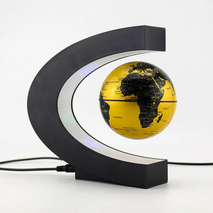 Enchanting Levitating Globe: LED World Map Antigravity Lamp - Heart Crafted Gifts