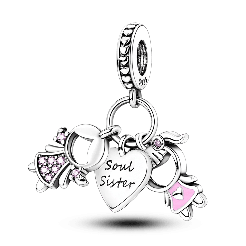 Soul Sister Pandora Family Charms - Heart Crafted Gifts