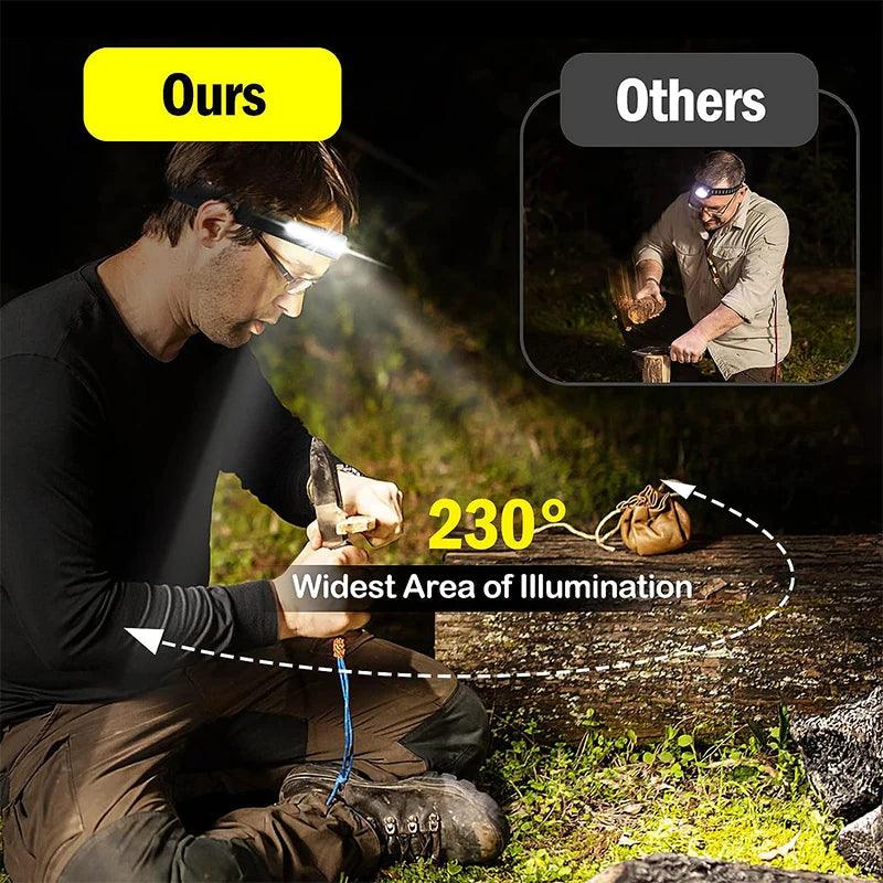 Headlamp for Night Pet Walks: Value Pack - Heart Crafted Gifts