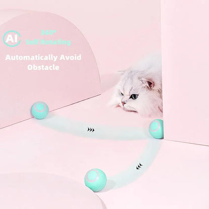 Interactive Electric Cat Ball: Smart Self-Moving Toy - Heart Crafted Gifts