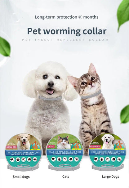 Pet Collars Anti-Parasitic: Convenient Protection for Dogs & Cats - Heart Crafted Gifts