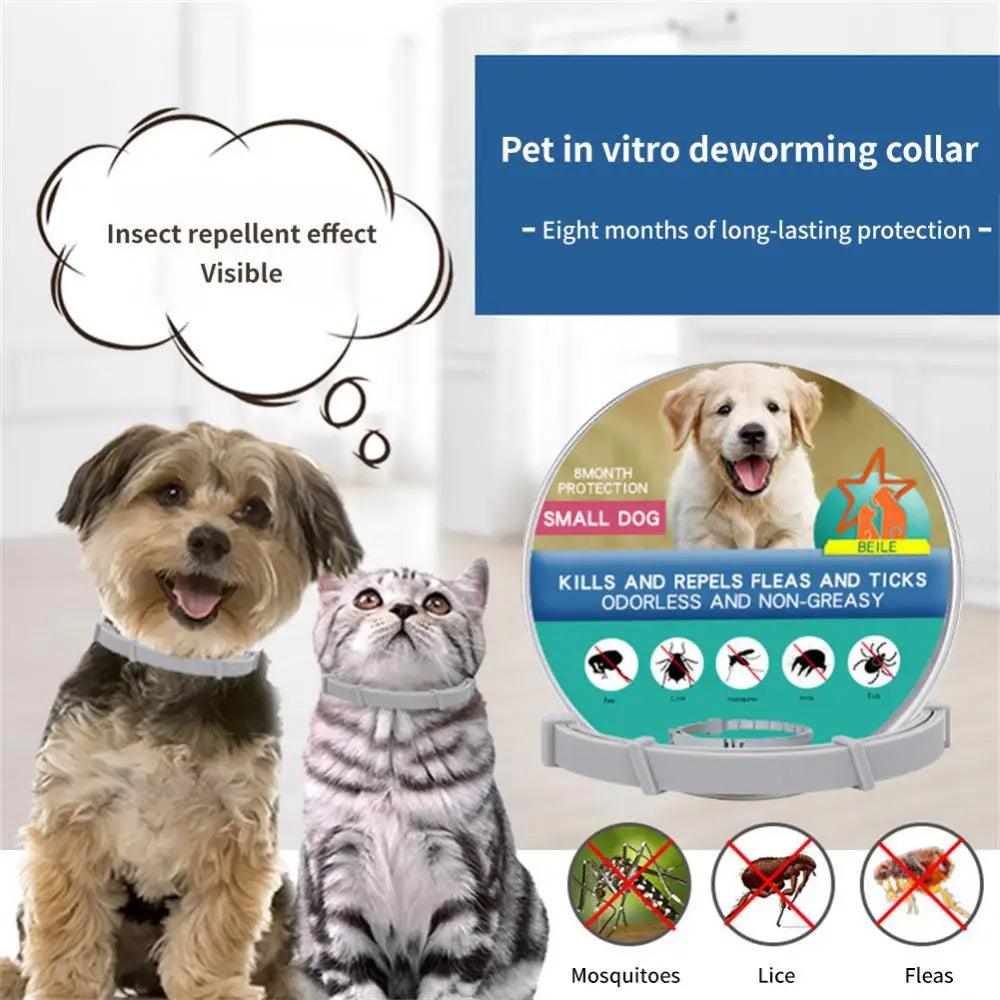 Pet Collars Anti-Parasitic: Convenient Protection for Dogs & Cats - Heart Crafted Gifts