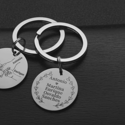 Custom Keychain with Names: Personalized Gift