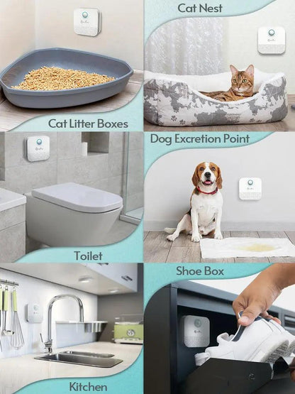 Smart Cat Litter Odor Purifier: Deodorize Pet Toilet Air - Heart Crafted Gifts